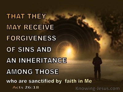 Acts 26:18 That They May Receive Forgiveness (yellow)